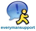 talk to us on AOL Instant Messenger