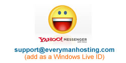 talk to us on Yahoo Messenger