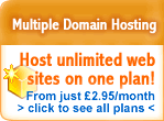 Unlimited domain web hosting